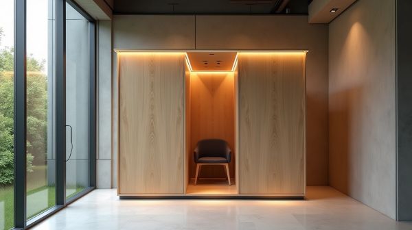 Protégez votre espace de travail avec une cabine acoustique éco-conçue